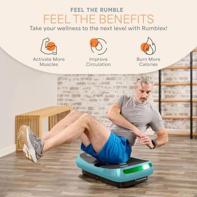 Rumblex 4D Vibration Plate Exercise Machine – Triple Motor Oscillation, Linear & Pulsation for Whole Body Fitness