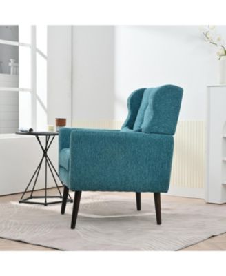 Ergonomic Velvet Chair w/ Waist Support