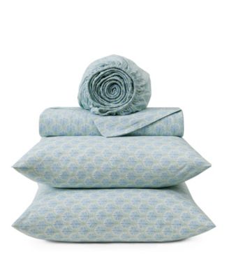 Coastal Bay 200-Thread Count Washed Cotton 4-Pc. Sheet Set, King