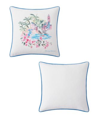 Scenic Cotton Decorative Pillow, 20" x 20"