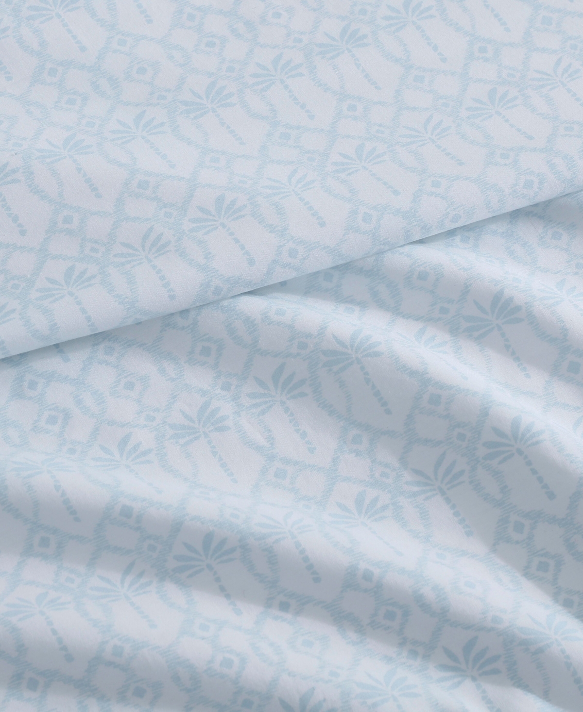 Tommy Bahama Home Palm Tree Ikat 200-Thread Count Washed Cotton 4-Pc. Sheet Set