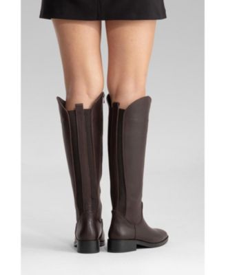 Forever and Always Shoes Women's Ruiz Leather Knee High Boot