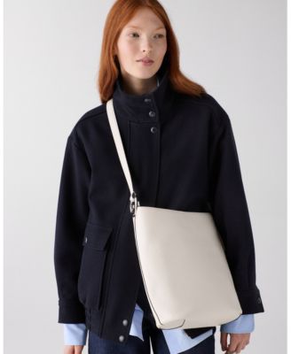 Halo Medium Leather Bucket Bag