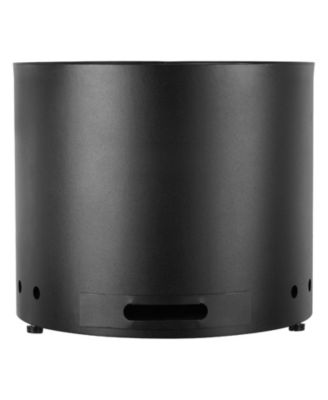 15 Inch Smokeless Wood Burning Fire Pit with Removable Ash Pan, Stainless Steel