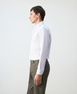 Men's Cotton Striped Slim-Fit Shirt