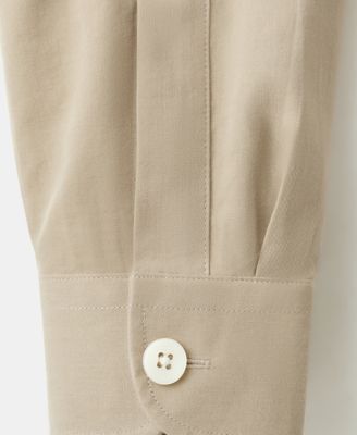 Men's Bowling Collar Cotton Overshirt