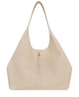 Darren Signature Extra-Large Leather Carryall Crossbody Bag