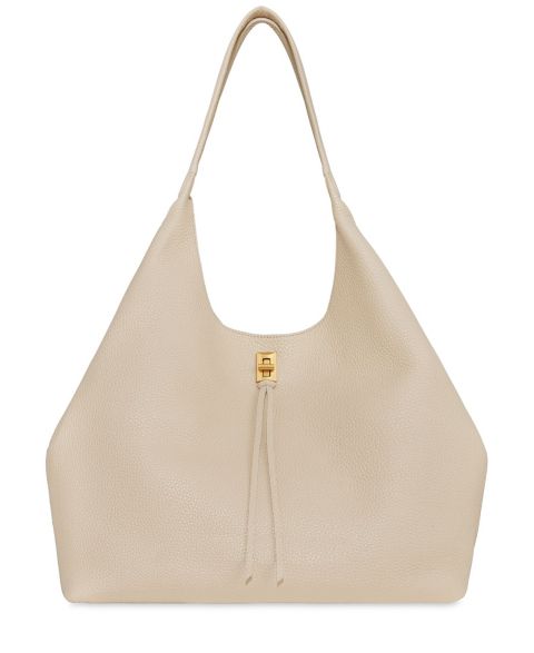 Женская сумка Rebecca Minkoff Darren Signature Large Carryall, цвет: Серо-бежевый