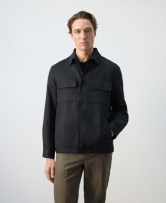 Men's Ruched-Back Lyocell Jacket