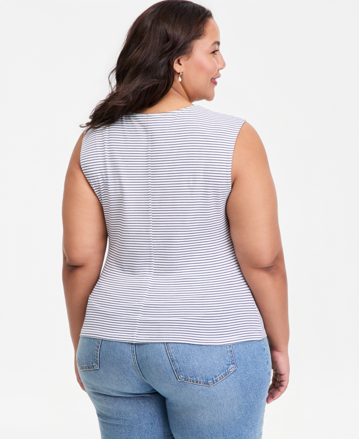 On 34th Trendy Plus Ruched Tank Top, Macy's Exclusive