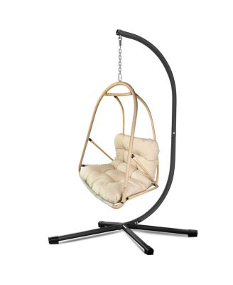 Egg Swing Chair with Stand & Cushion (Indoor/Outdoor)