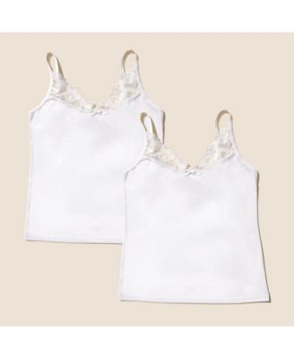 Women's Luna Lace Cotton Cami 2PK