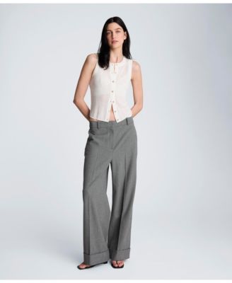 Women's Sheer Variegated Rib Vest