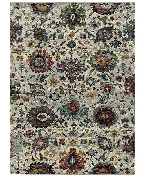 Macy's Fine Rug Gallery Journey Catalan Stone 7'10" x 10'10" Area Rug