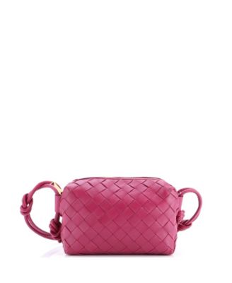 Mini Loop Crossbody Bag Intrecciato Nappa