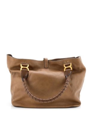 Large Marcie Tote Leather