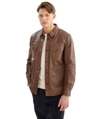 Men's Grant Leather Shirt
