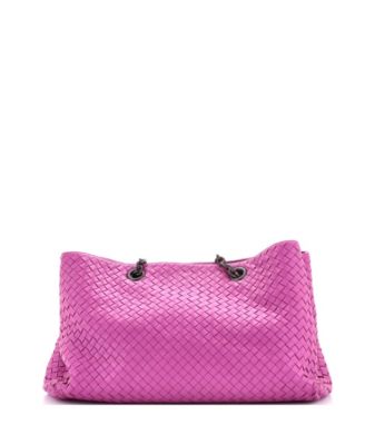 Large Double Chain Tote Intrecciato Nappa