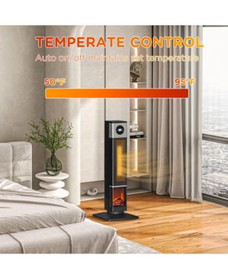 1400W Electric Heater with Oscillation, Timer,