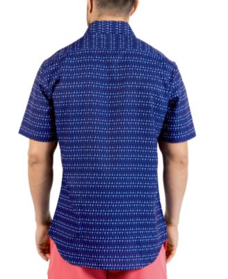 Men's Martini Glasses Printed Performance Short Sleeve Shirt