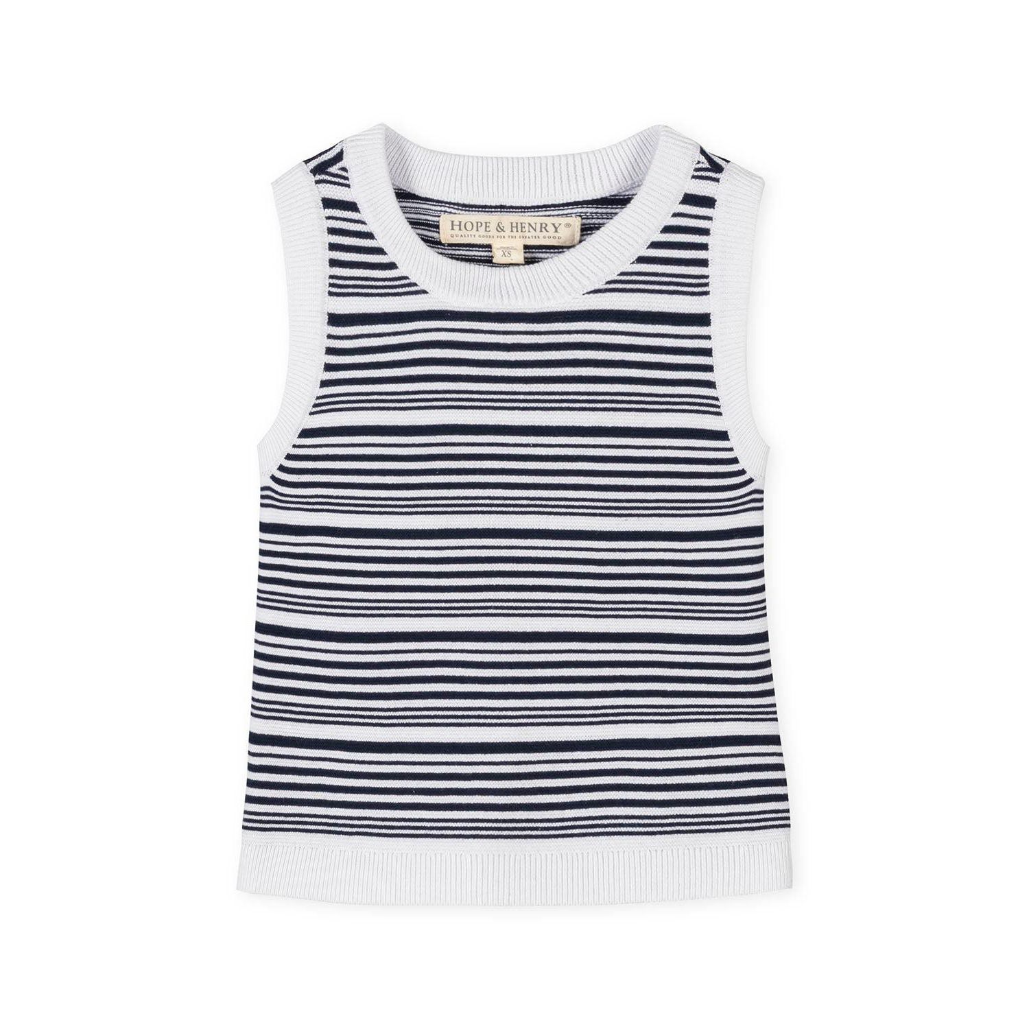 Girls Hope and Henry Organic Sweater Tank