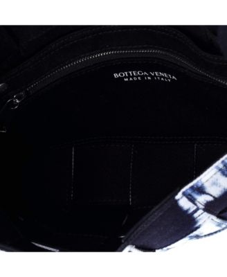 Cassette Crossbody Bag Maxi Intrecciato Tie Dye Denim