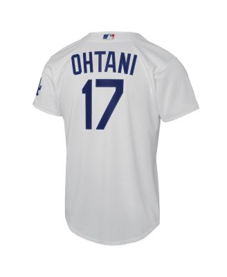 Big Boys and Girls Shohei Ohtani White Los Angeles Dodgers Home Stadium Jersey