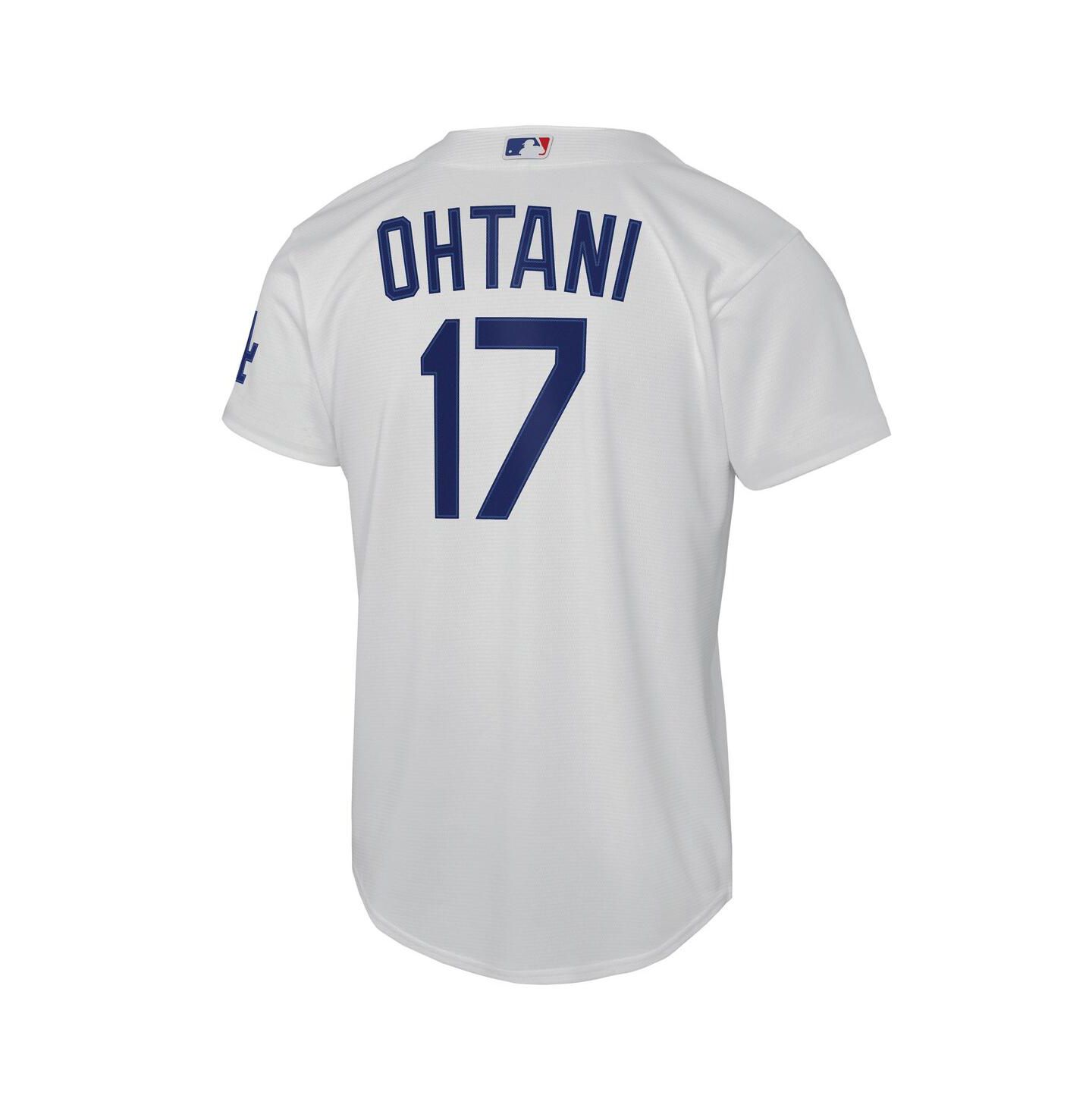 Детская джерси Nike Shohei Ohtani Los Angeles Dodgers Home Stadium, белая — фото 2