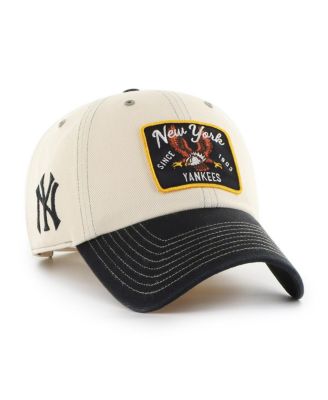 Men's Natural/Black New York Yankees Keepsake Collection Clean Up Adjustable Hat
