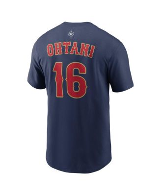 Men's Shohei Ohtani Navy Japan Baseball 2026 World Baseball Classic Name & Number T-Shirt