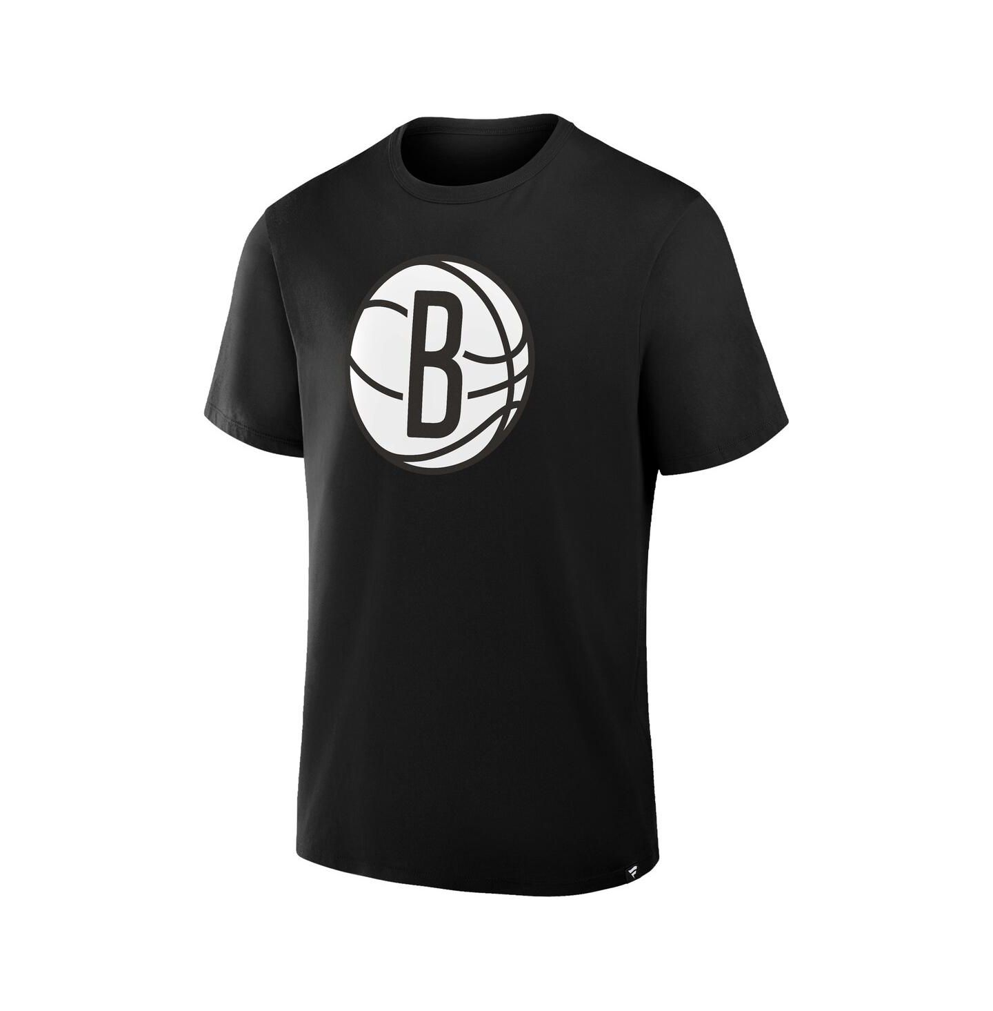 Мужская футболка Fanatics Black Brooklyn Nets Essential Legacy — фото 3
