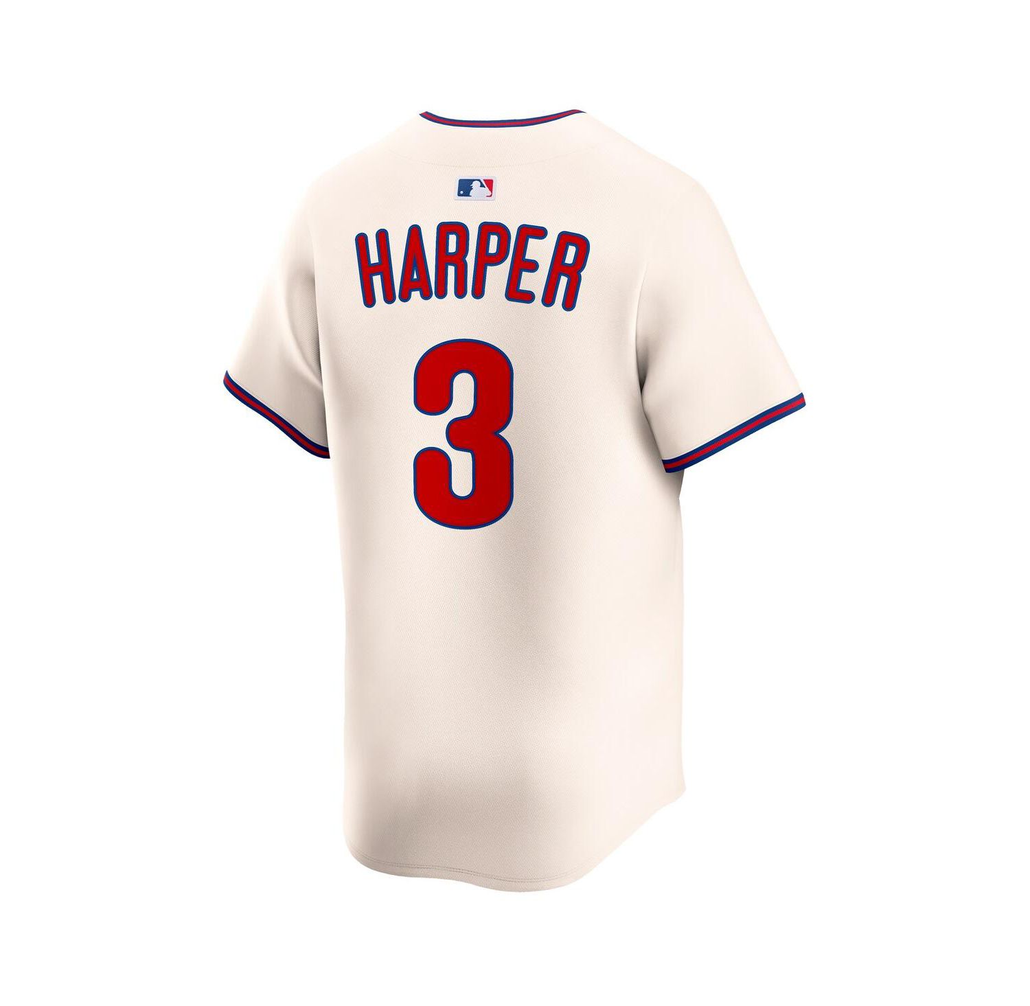 Men's Bryce Harper Cream Philadelphia Phillies Alternate Limited Jersey