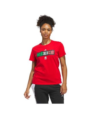 Women's Red Mexico National Team Jersey Hook T-Shirt
