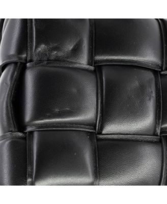 Cassette Chain Crossbody Bag Padded Maxi Intrecciato Leather