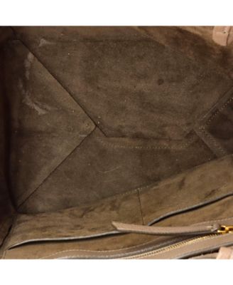 Small Phantom Tie Cabas Tote Leather