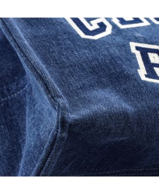 Large Cabas Thais Tote Denim with Applique