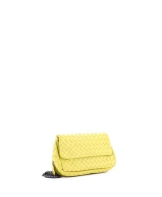 Small Expandable Chain Crossbody Bag Intrecciato Nappa