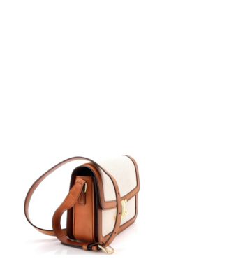Medium Triomphe Shoulder Bag Canvas with Leather