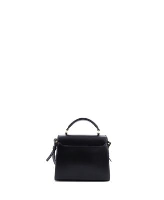 Mini Cassandra Top Handle Bag Leather