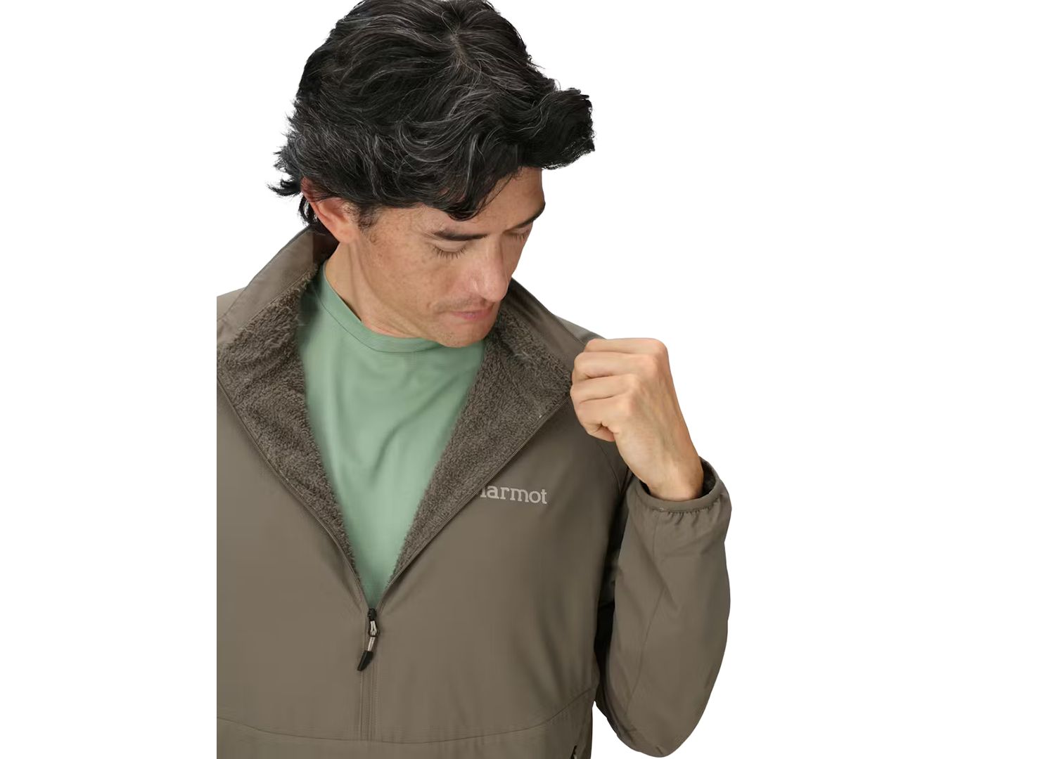 Men's PrimaLoft Half-Zip Pull-On Jacket