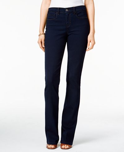 Style & Co. Tummy-Control Bootcut Jeans, Only at Macy's - Jeans - Women - Macy's