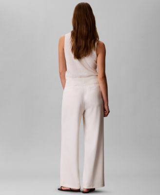 Women's High-Rise Wide-Leg Pants