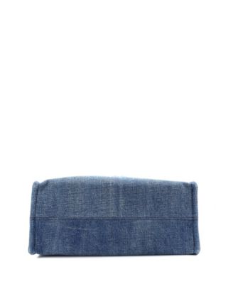 Large Cabas Thais Tote Denim with Applique