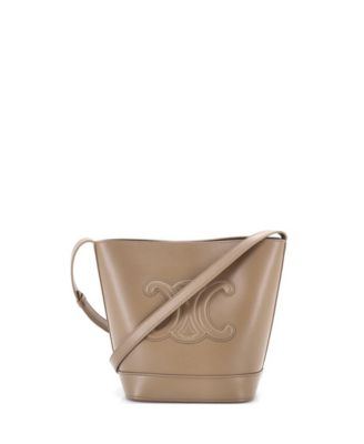 Small Cuir Triomphe Bucket Bag Leather