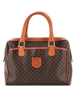 Medium Vintage Boston Bag Macadam Coated Canvas