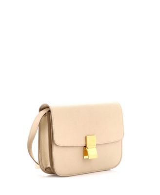 Medium Classic Box Bag Grainy Leather