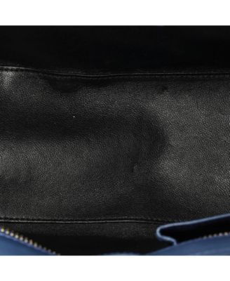 Micro Bicolor Luggage Bag Leather