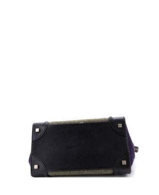 Mini Tricolor Luggage Bag Felt