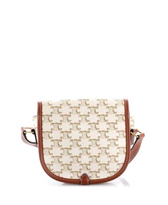 Medium Folco Bag Triomphe Coated Canvas