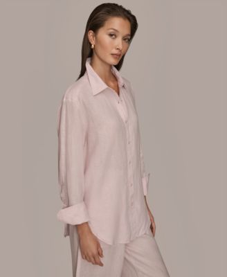 Women's Button-Down Linen Shirt